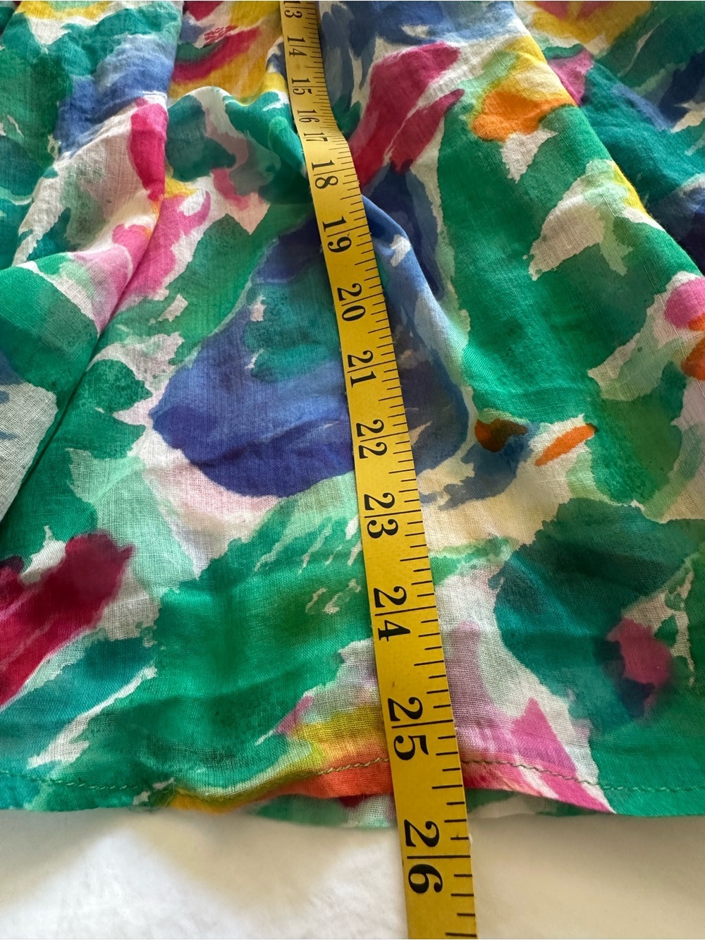 Mixit vibrant sheer skirt, size large - Picture 6 of 11